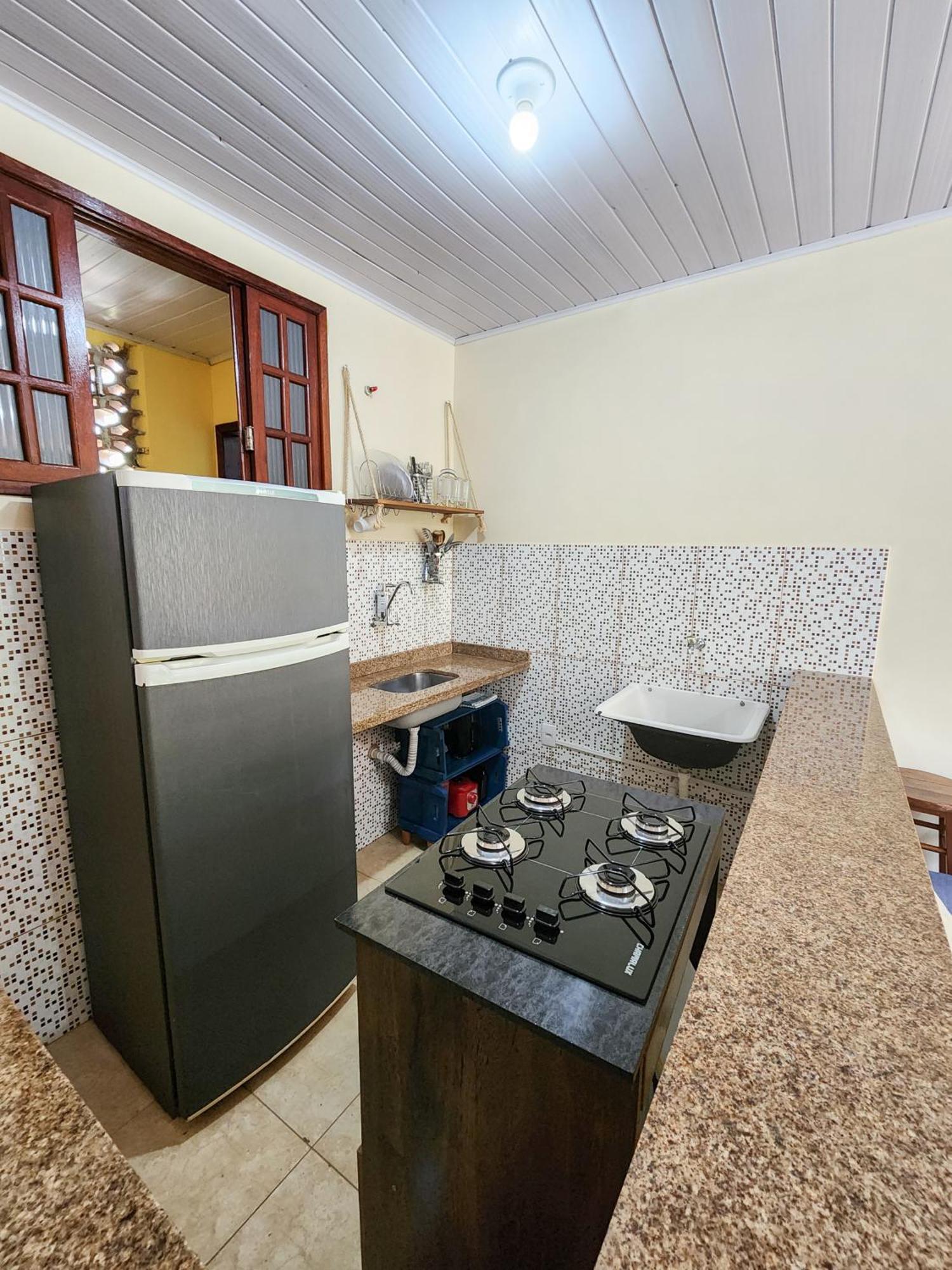 Explorer Tours - Loft Com Cozinha Centro Abraao Bagian luar foto