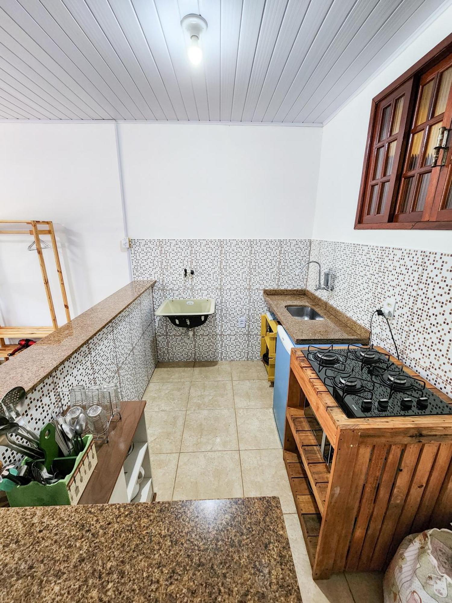 Explorer Tours - Loft Com Cozinha Centro Abraao Bagian luar foto